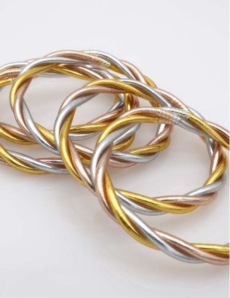 Buddhist Bangle Twisted Multi CLASSIC