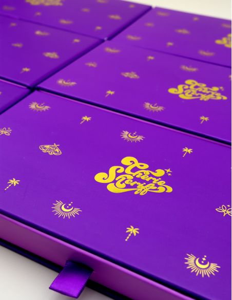 Gift Box for Buddhiste Bangles Limited Edition Purple