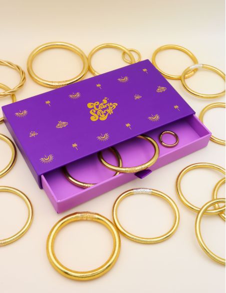 Gift Box for Buddhiste Bangles Limited Edition Purple