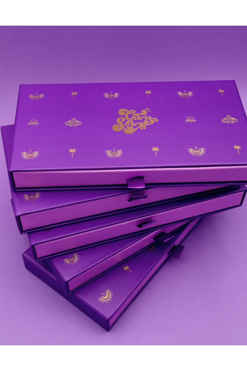 Gift Box for Buddhiste Bangles Limited Edition Purple