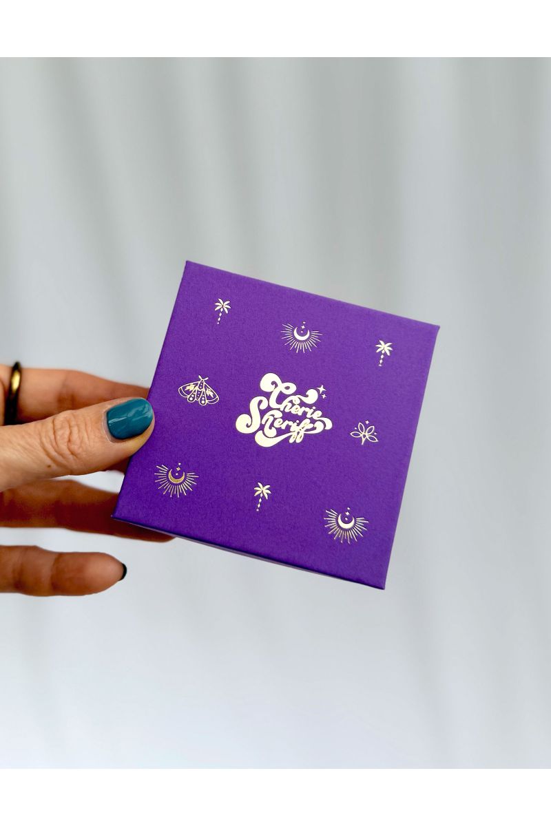 Gift Box for Buddhist Bangles Purple