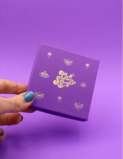 Gift Box for Buddhist Bangles Purple