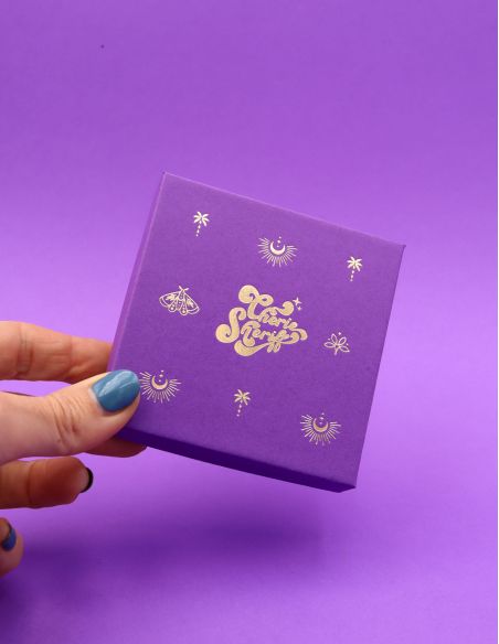 Gift Box for Buddhist Bangles Purple