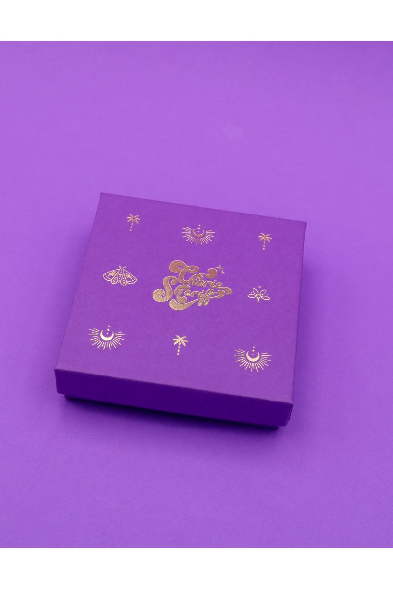 Gift Box for Buddhist Bangles Purple