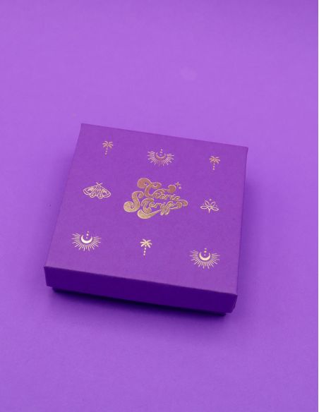 Gift Box for Buddhist Bangles Purple