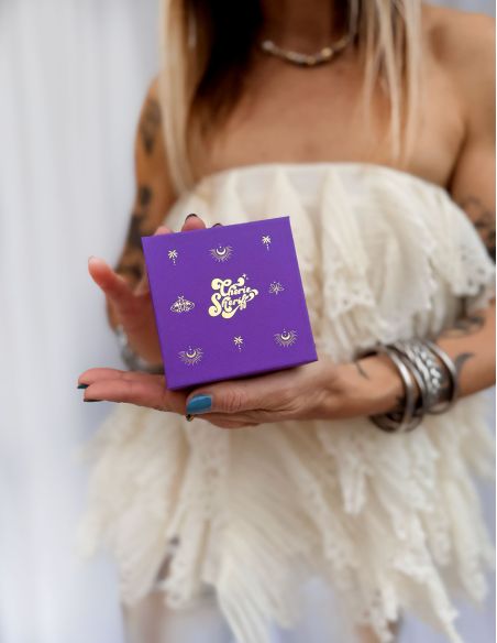 Gift Box for Buddhist Bangles Purple