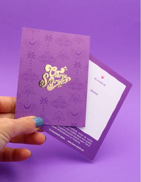 Carte personnalisable