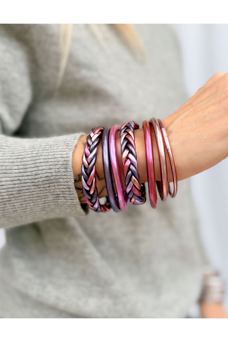 Buddhist Bangle Braid Multi Twilight
