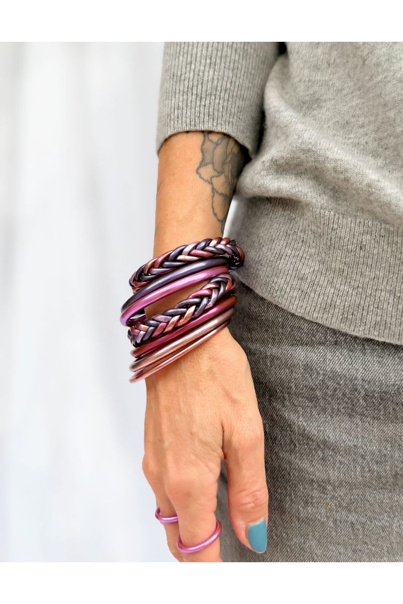 Buddhist Bangle Braid Multi Twilight