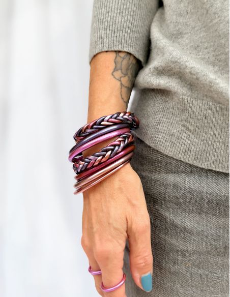 Buddhist Bangle Braid Multi Twilight