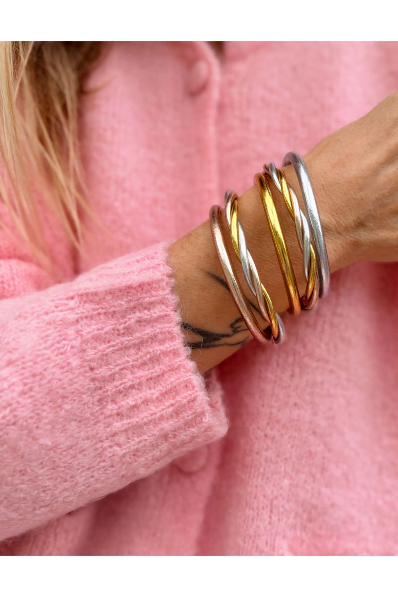 Buddhist Bangle Twisted Multi CLASSIC