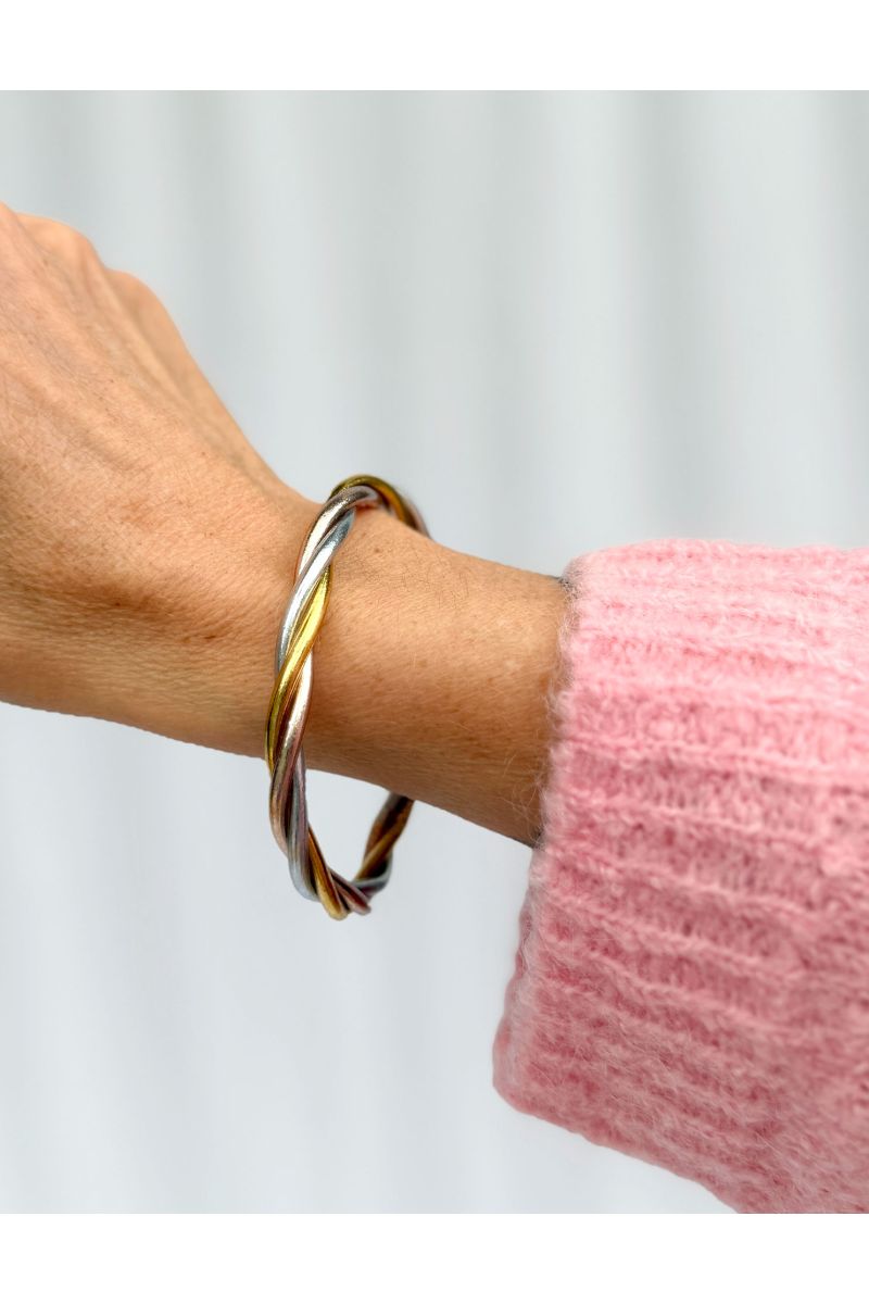 Buddhist Bangle Twisted Multi CLASSIC