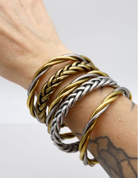 Buddhist Bangle Twisted Multi ANTIQ CLASSIC 2