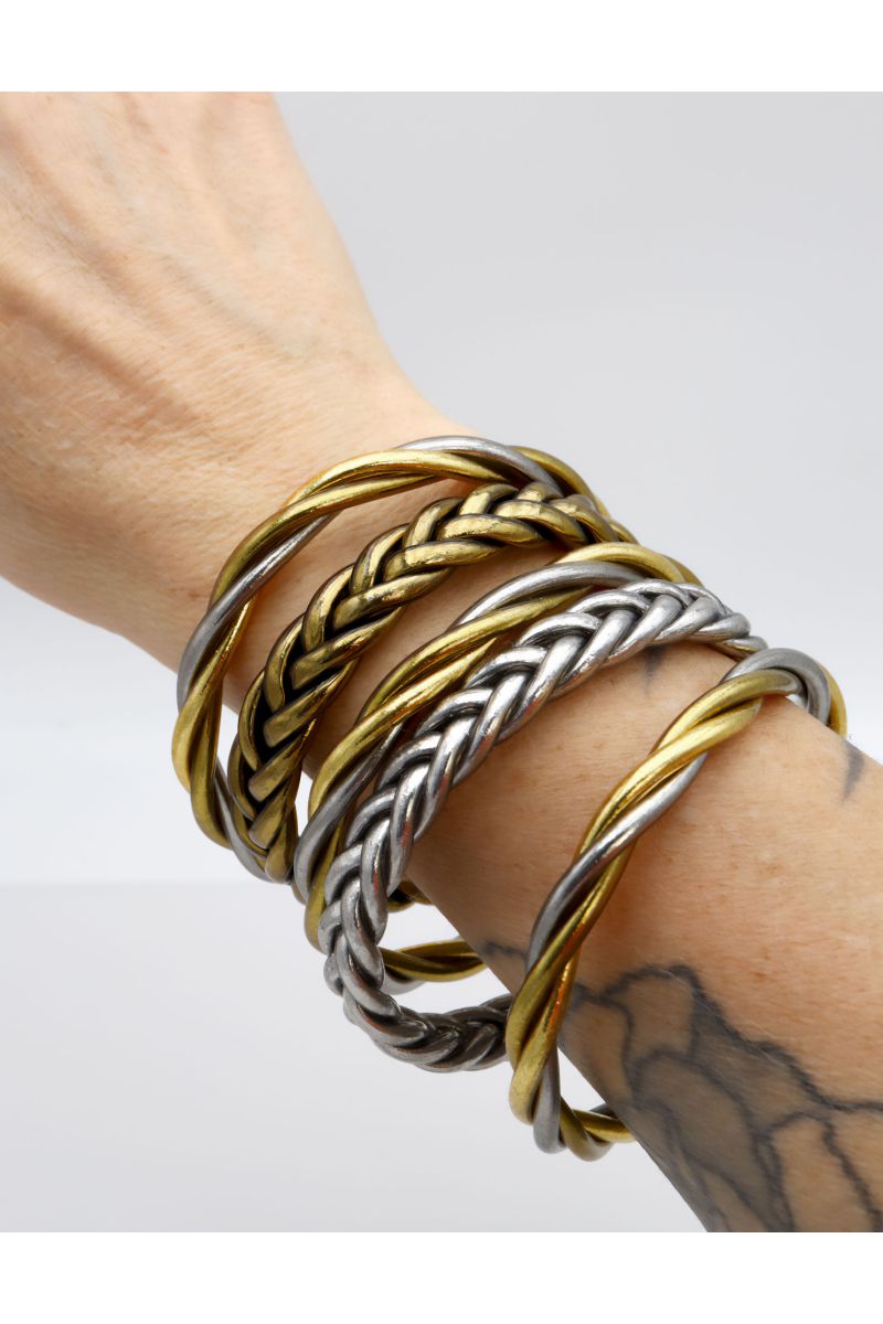 Buddhist Bangle Twisted Multi ANTIQ CLASSIC