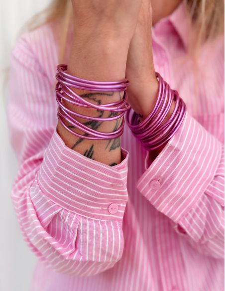 Jonc bouddhiste FIN VIOLET