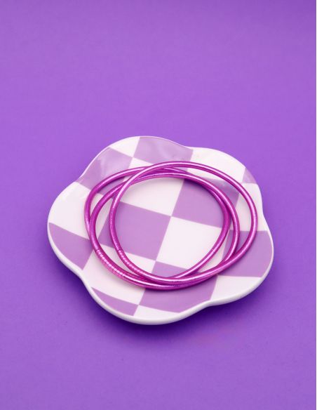 Jonc bouddhiste FIN VIOLET