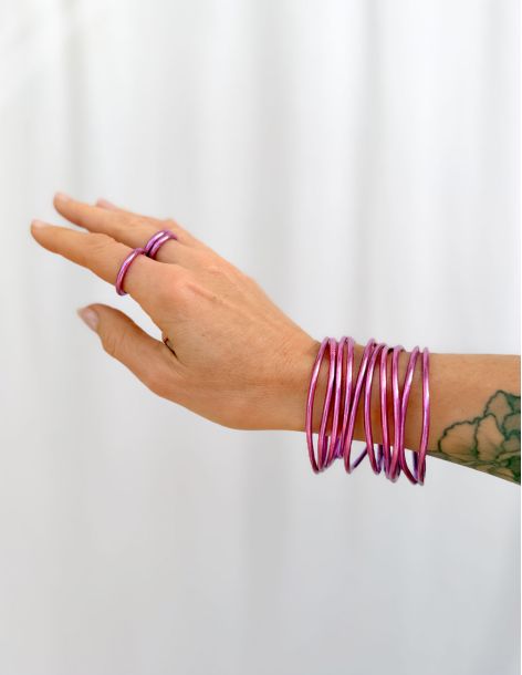 Bague Bouddhiste VIOLET 2