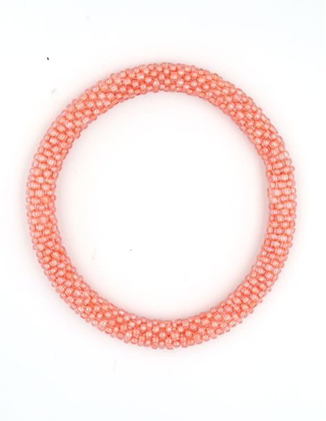 Nepalese Bracelet N84 Flamant Rose
