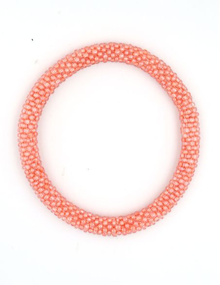 Nepalese Bracelet N84 Flamant Rose