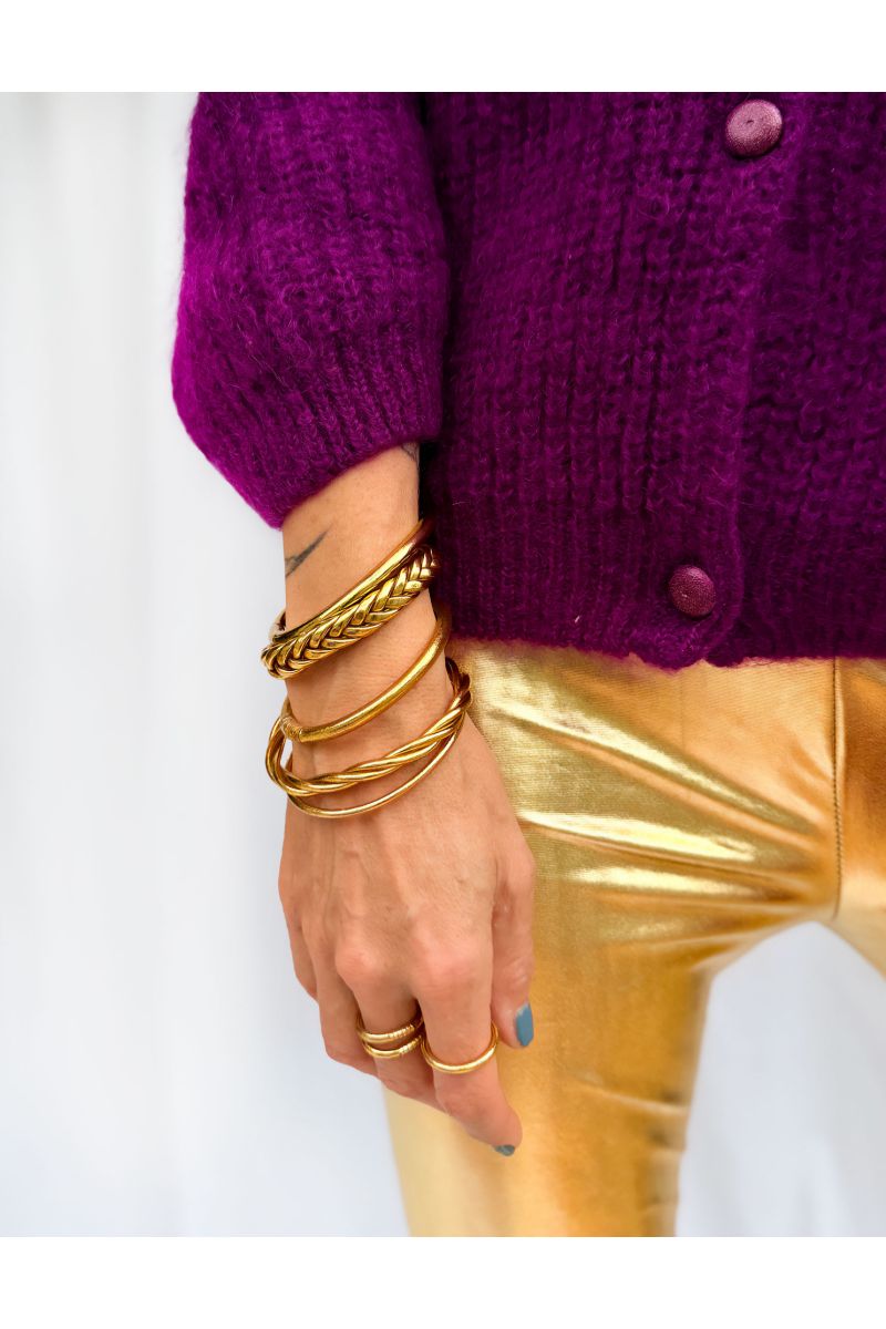 Box Mix Buddhist Bangles Gold