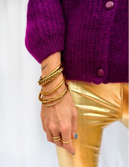 Box Mix Buddhist Bangles Gold