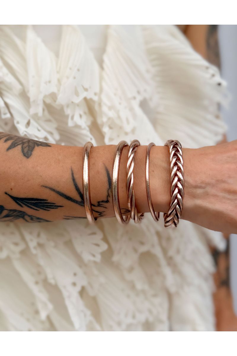 Box Mix Buddhist Bangles Champagne
