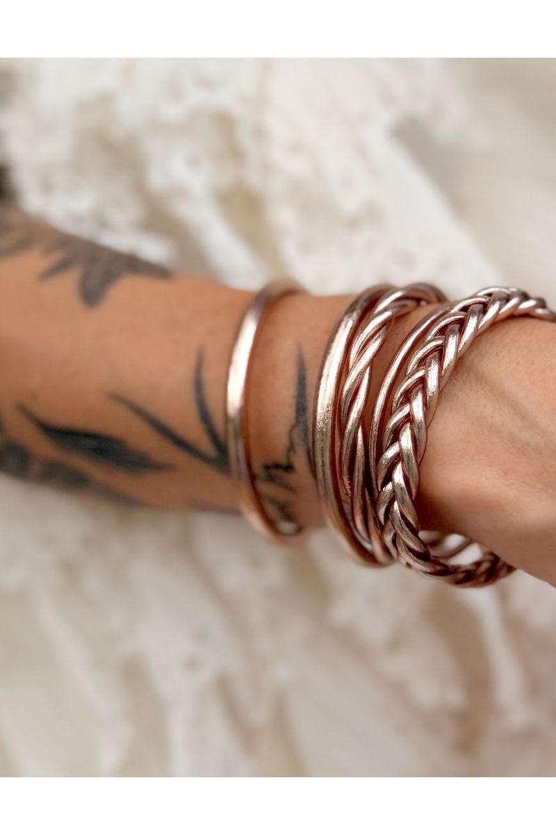 Box Mix Buddhist Bangles Champagne