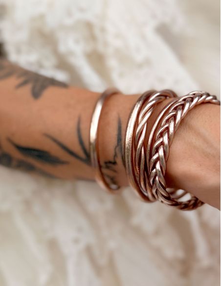 Box Mix Buddhist Bangles Champagne