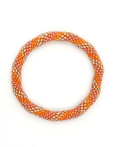 Nepalese Bracelet C30 Powder Pink Coral