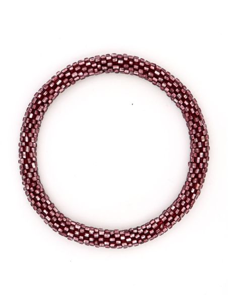Bracelet Népalais P12 Prune