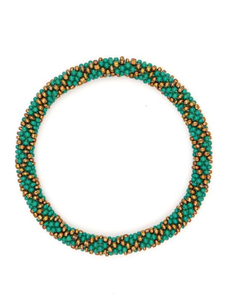 Nepalese Bracelet P24 Vert Bronze