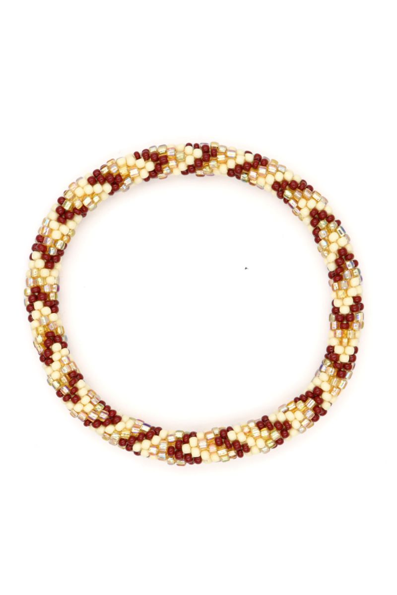 Nepalese Bracelet P38 Beige Acajou Champagne