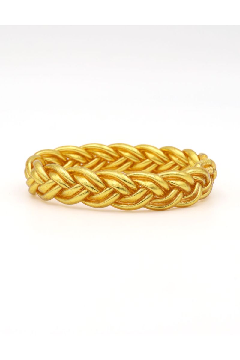 Jonc double tresse DORÉ