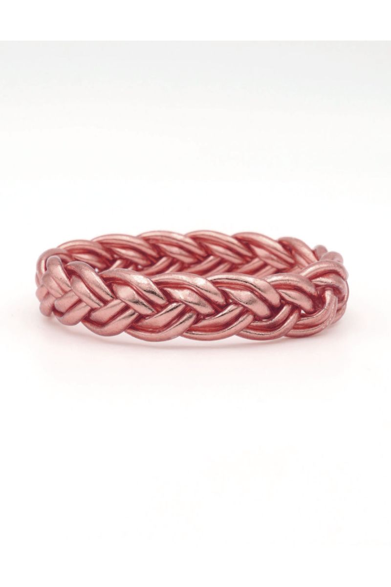 Jonc double tresse ROSE GOLD
