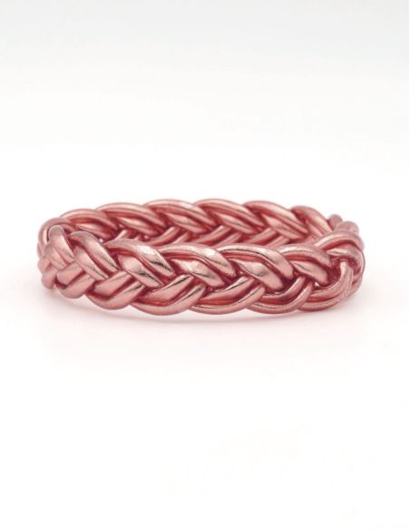 Jonc double tresse ROSE GOLD