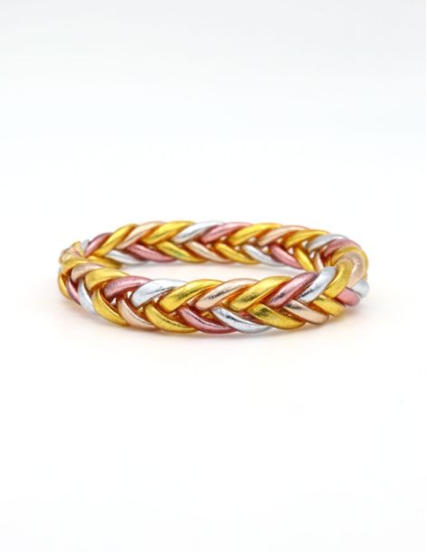 Jonc Bouddhiste tressé multicolore CLASSIQUE
