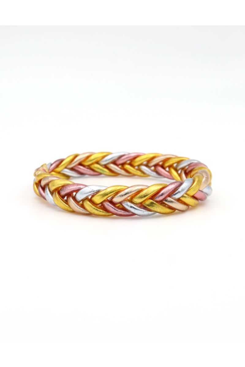 Jonc Bouddhiste tressé multicolore CLASSIQUE