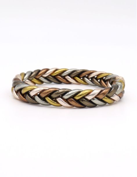Jonc Bouddhiste tressé multicolore CLASSIQUE ANTIQUE