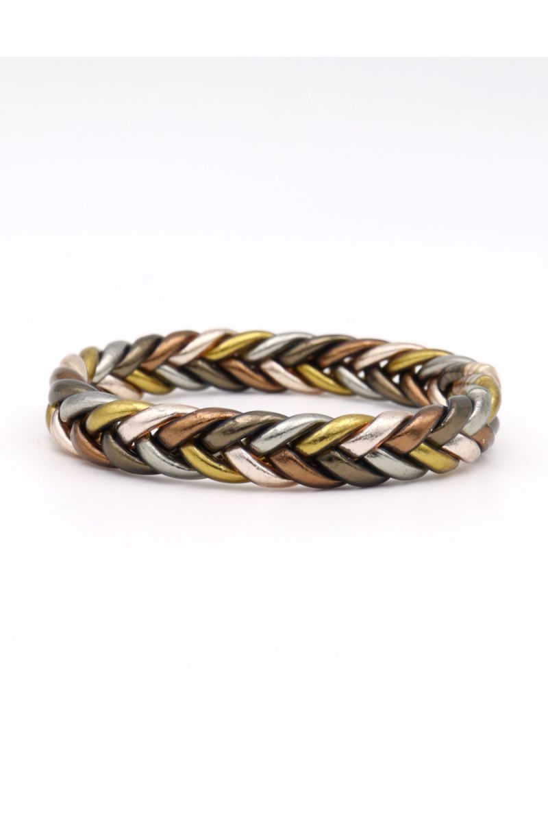 Jonc Bouddhiste tressé multicolore CLASSIQUE ANTIQUE
