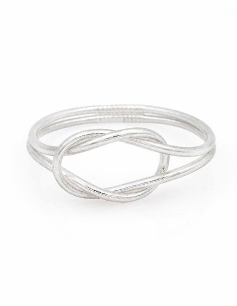 Jonc Bouddhiste Infinity ARGENT