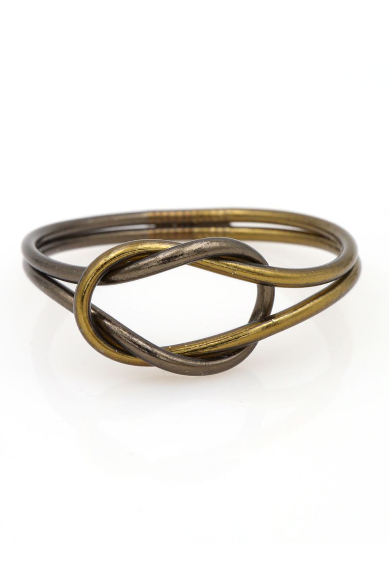 Jonc Bouddhiste Infinity BRONZE & RÉGLISSE