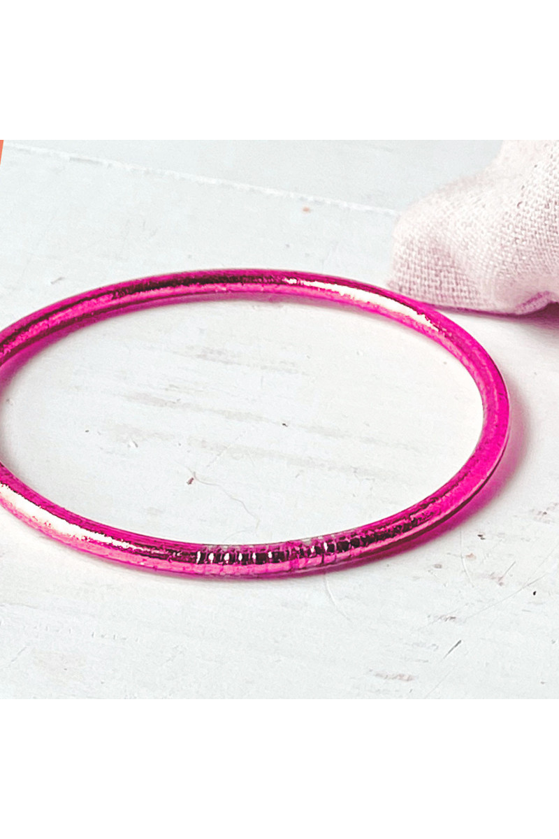 Jonc fin ROSE FLUO  (à partir de 11€)