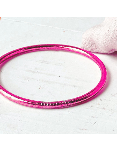 Jonc fin ROSE FLUO  (à partir de 11€)