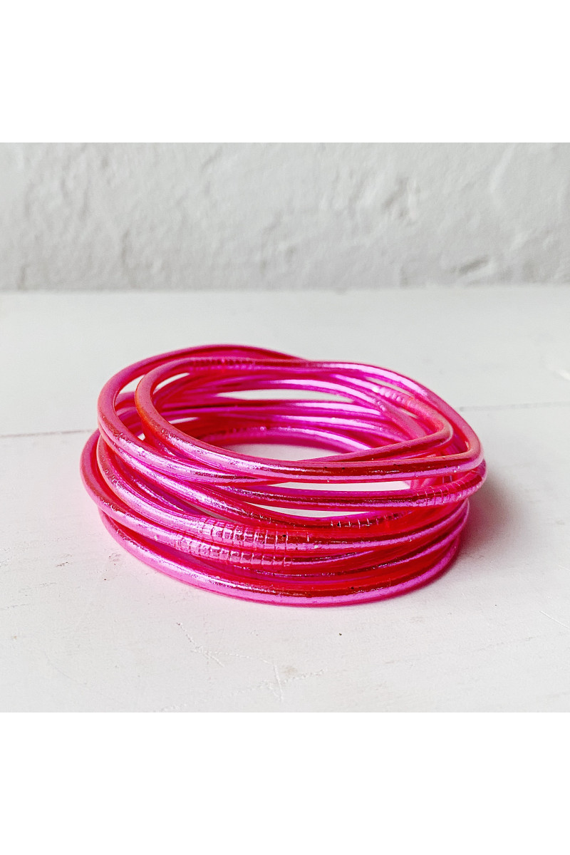 Jonc fin ROSE FLUO  (à partir de 11€)