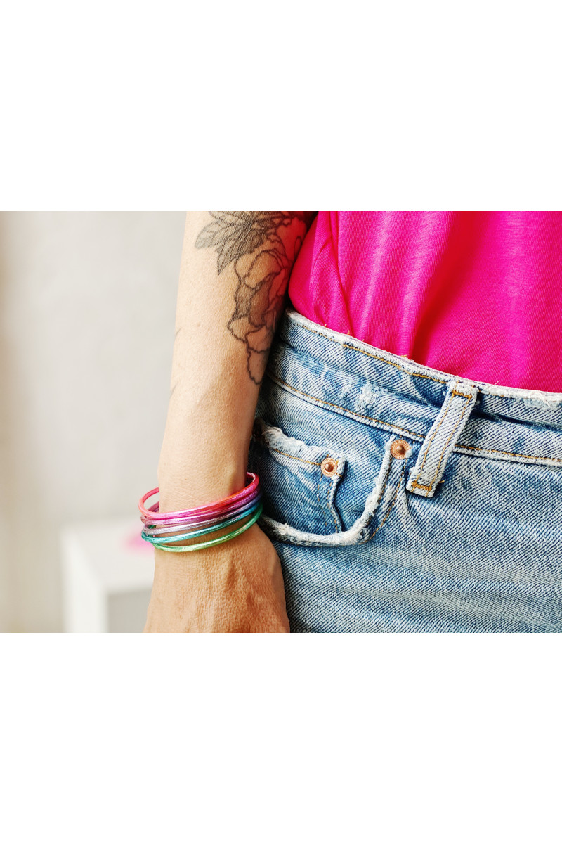 Jonc fin TURQUOISE  (à partir de 11€)