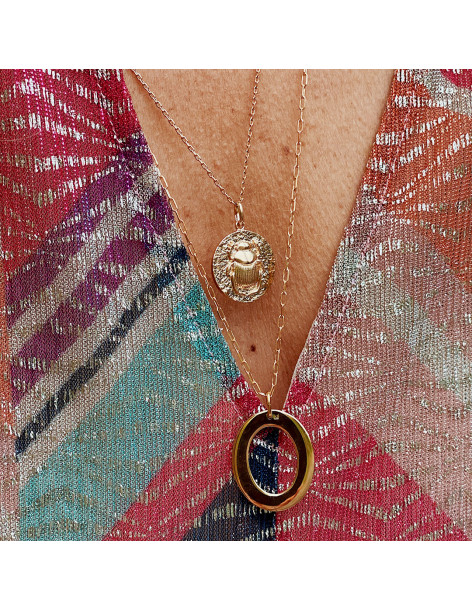 Collier long ovale 2