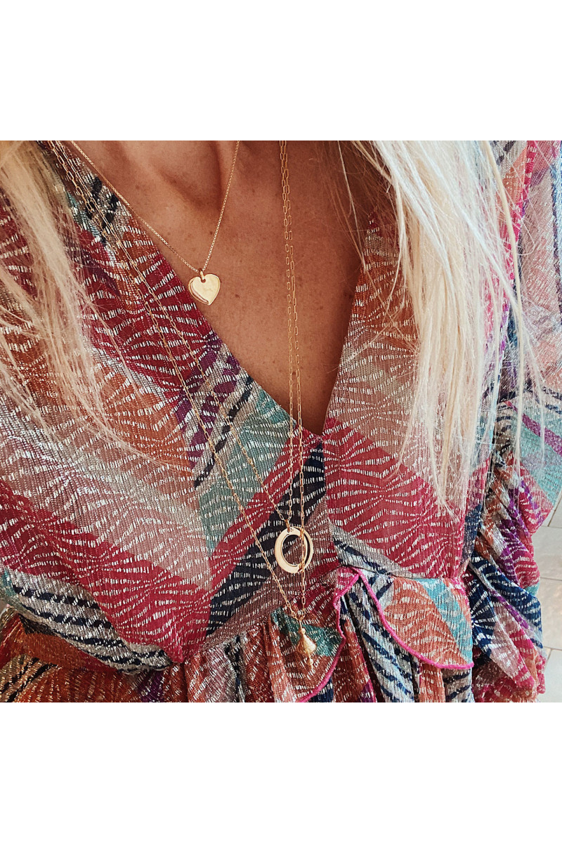 Collier long ovale