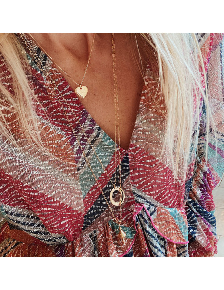 Collier long ovale