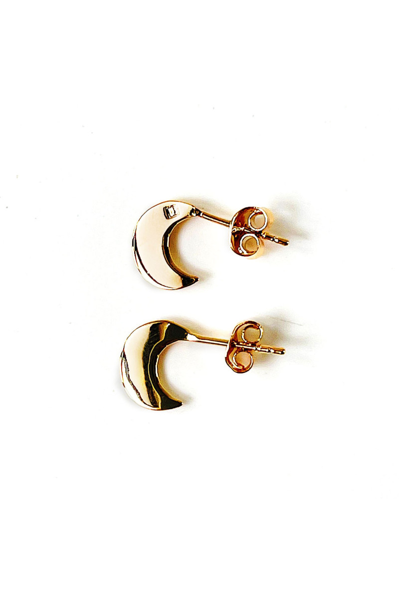 Boucles d'oreilles Lune