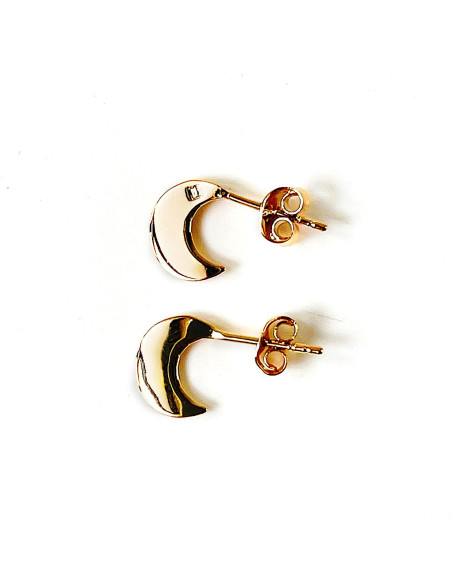 Boucles d'oreilles Lune
